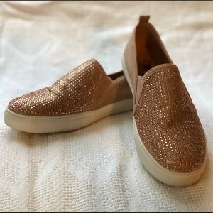 Rosegold Shimmer Boat Shoes!